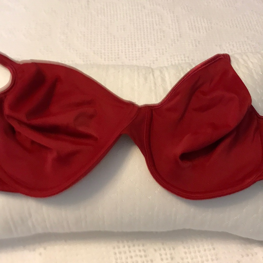 Gap red stretch bra - 38D - like new.